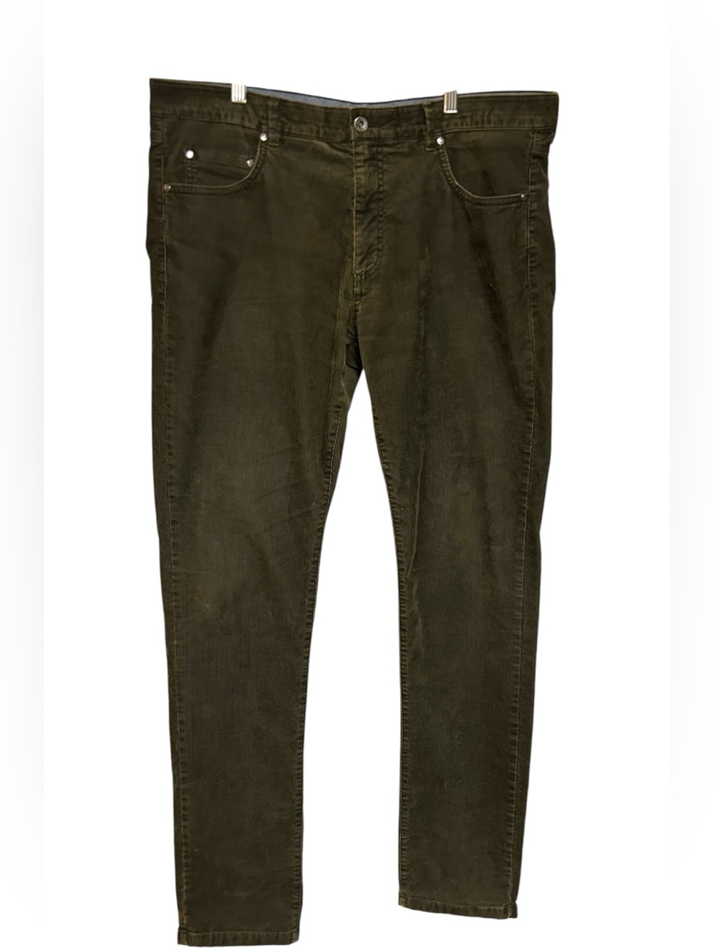 Ballin 38x34 corduroy pants modern fit slim leg in dark chocolate classic casual